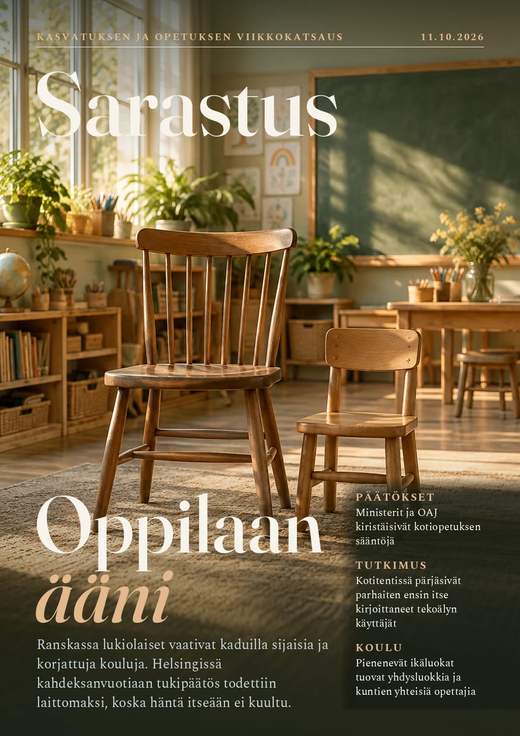 Sarastus, viikko 41/2026: kansi