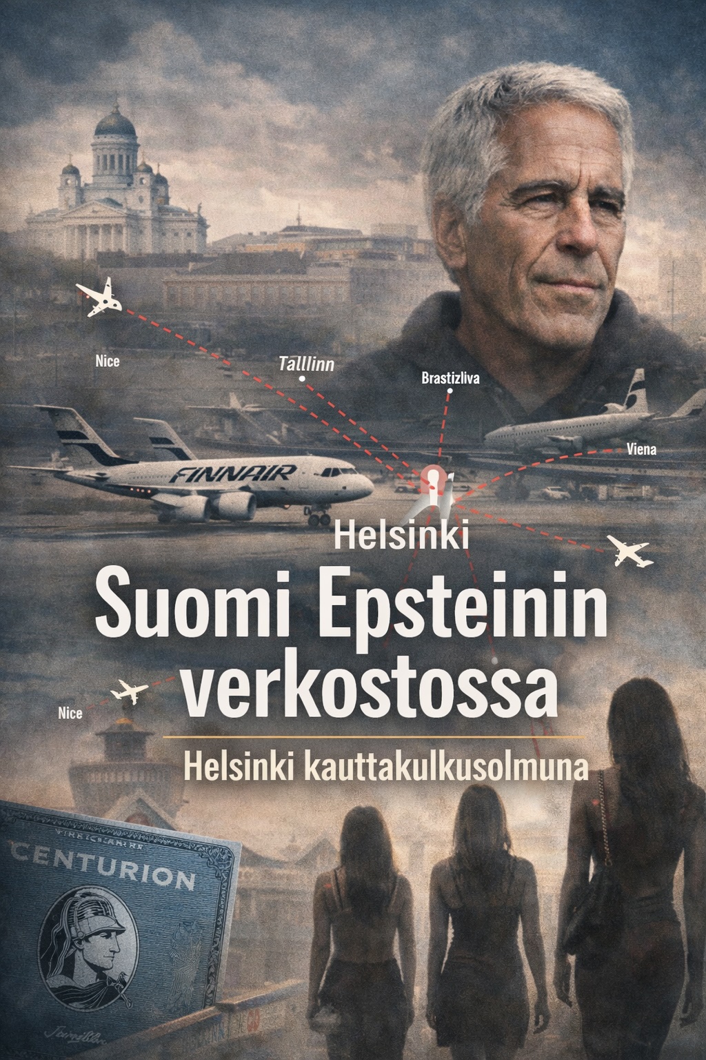 Suomi Epsteinin verkostossa — Helsinki kauttakulkusolmuna