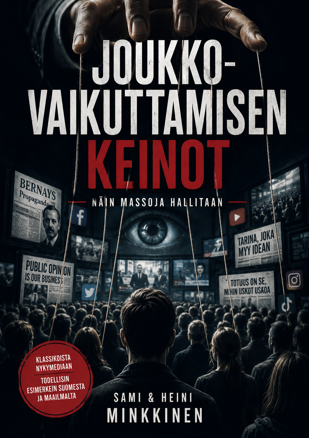 Joukkovaikuttamisen keinot, kirjan kansi