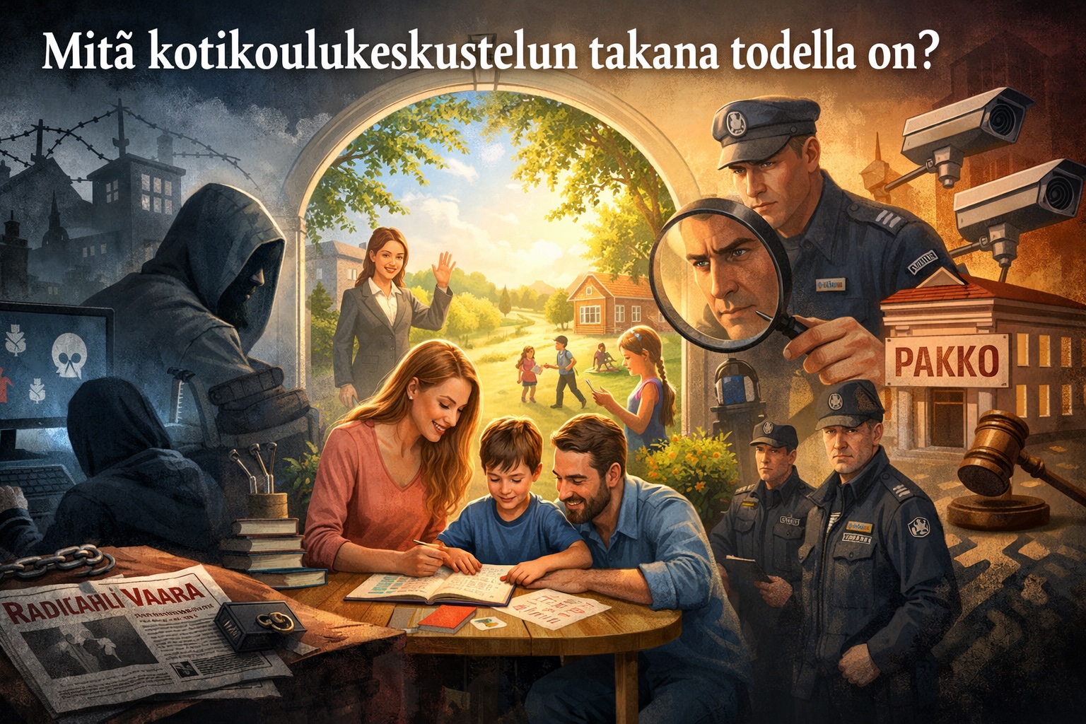 Mitä kotikoulukeskustelun takana todella on