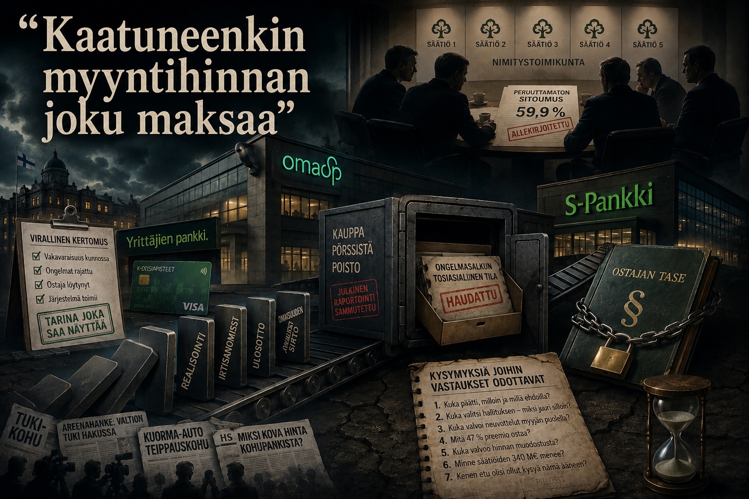 ”Näkikö kukaan” on ensireaktio kaatuessa ja silloin, kun tappio haudataan toisen taseeseen