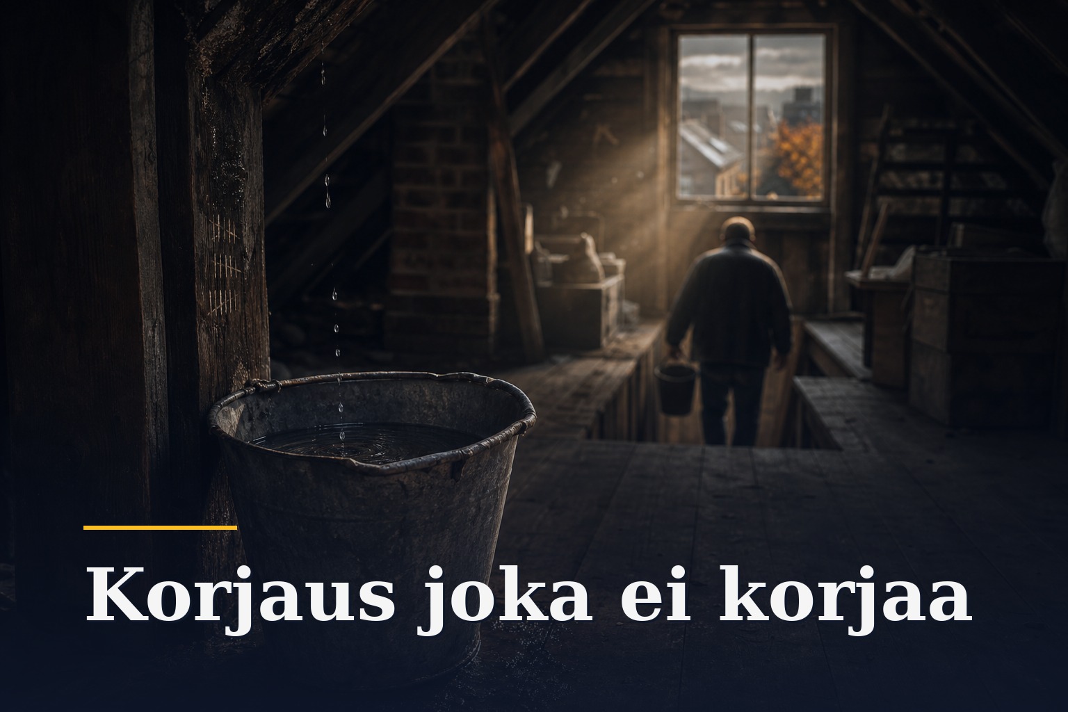 Se, mikä on tehtävä joka vuosi uudelleen, ei ole ratkaisu vaan todiste siitä, ettei ensimmäinen kerta ratkaissut mitään