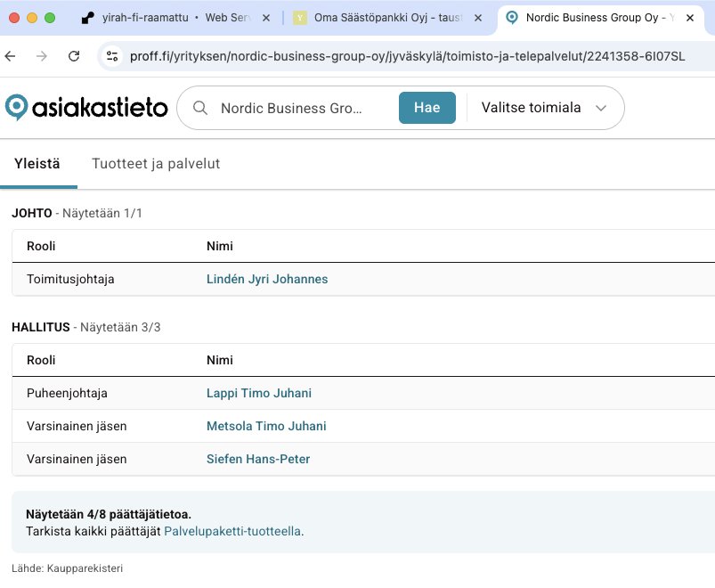 Nordic Business Group - yritysyhteydet (Proff.fi)