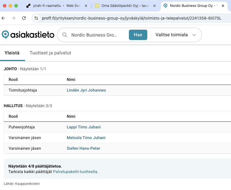 Nordic Business Group - yritysyhteydet (Proff.fi)