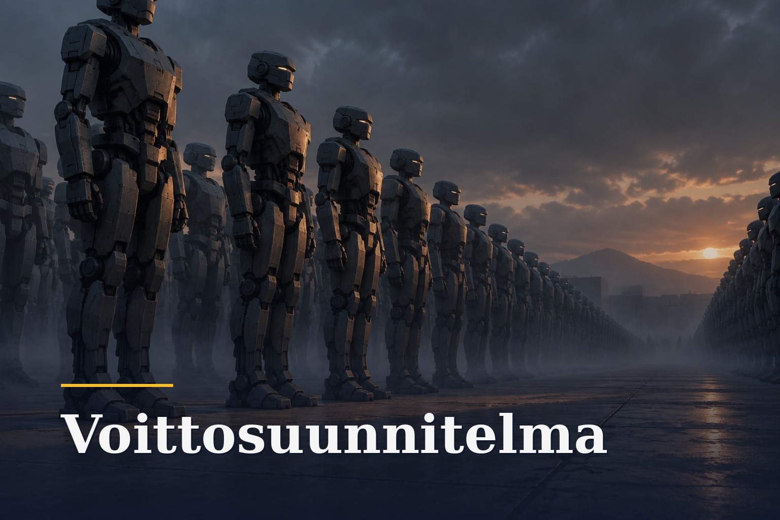 Kilpajuoksussa jokainen hidaste on tappio