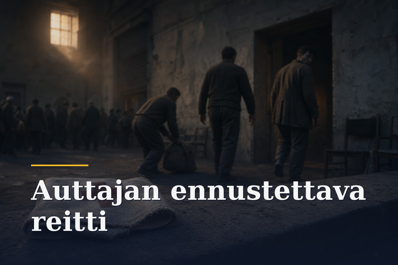 Auttaja on ainoa, jonka liikkeen voi tietää etukäteen, minkä tähden häneen on aina ollut halvinta osua