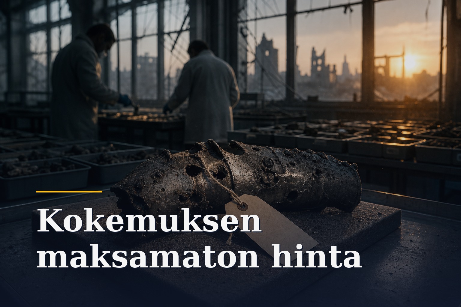 Taistelussa koeteltu on ainoa laatumerkintä maailmassa, jonka valmistaminen edellyttää katastrofia