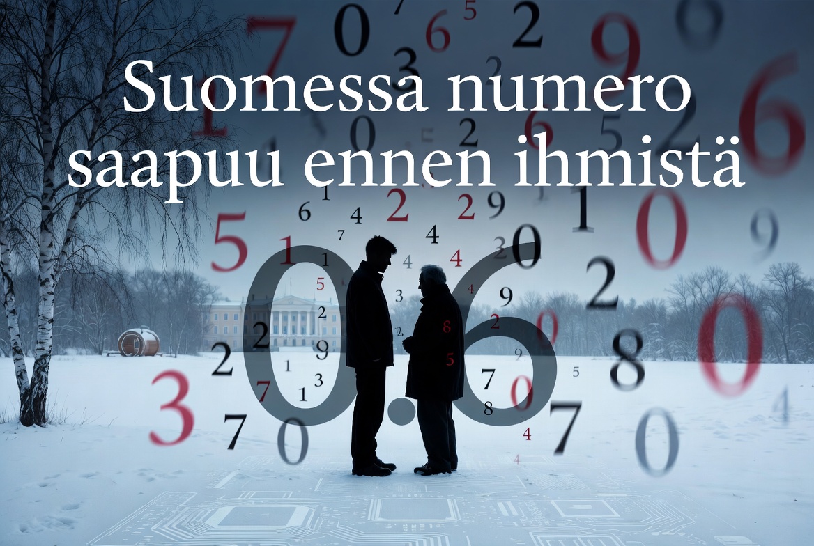 Suomessa numero saapuu ennen ihmistä